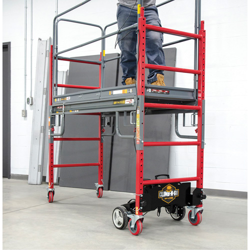 Complete Motorized Buildman 6' Baker Scaffold Kit, 31" D x 118-3/4" H Ottawa Fastener Supply