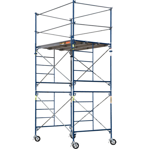 Complete Scaffold Tower with Casters, 69-1/2" D x 178" H Ottawa Fastener Supply