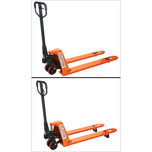 Low Profile Hydraulic Pallet Trucks, 48" L x 20.5" W, 3300 lbs. Cap. Ottawa Fastener Supply