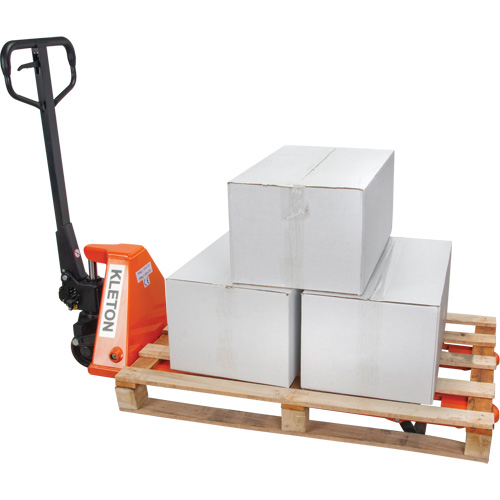 Low Profile Hydraulic Pallet Trucks, 48" L x 20.5" W, 3300 lbs. Cap. Ottawa Fastener Supply