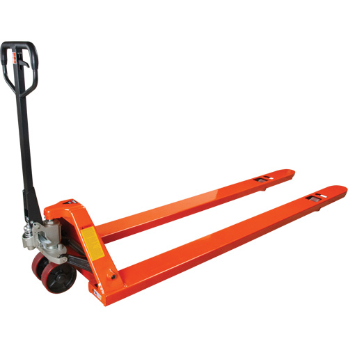8' Long Fork Hydraulic Pallet Trucks, 96" L x 27" W, 4400 lbs. Capacity Ottawa Fastener Supply