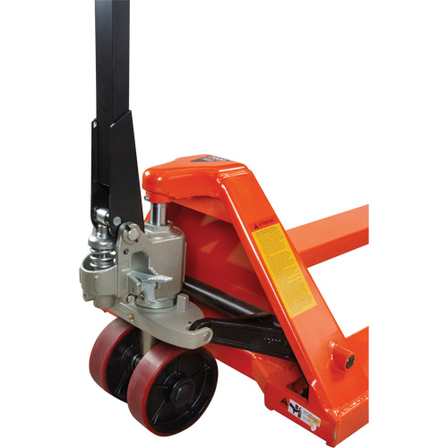 8' Long Fork Hydraulic Pallet Trucks, 96" L x 27" W, 4400 lbs. Capacity Ottawa Fastener Supply