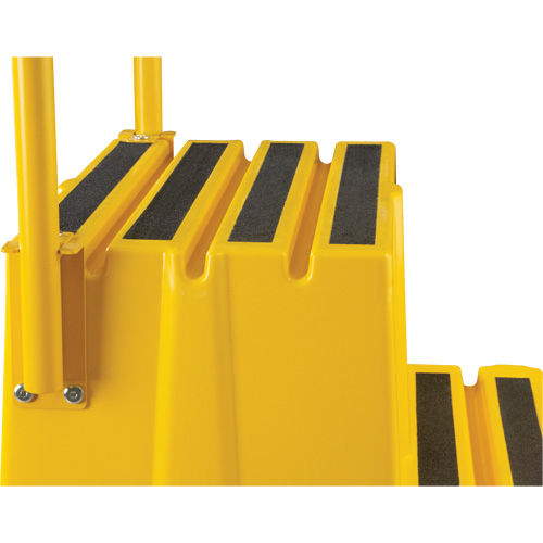 Industrial Step Stool, 4 Steps, 44" x 22-1/4" x 65-1/8" High Ottawa Fastener Supply