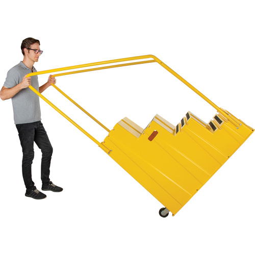 Industrial Step Stool, 4 Steps, 44" x 22-1/4" x 65-1/8" High Ottawa Fastener Supply