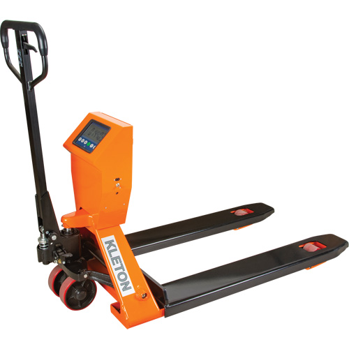 Digital Scale Pallet Truck, 44.5" L x 27.75" W, 4400 lbs. Cap. Ottawa Fastener Supply
