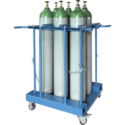 Support de rangement pour 6 cylindres pour chariot &eacute;l&eacute;vateur Ottawa Fastener Supply