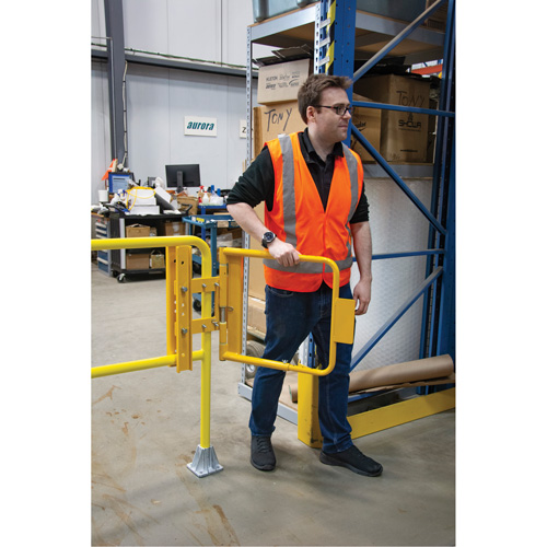 Safety Swing Gate, 21" H x 16" - 26" W Ottawa Fastener Supply