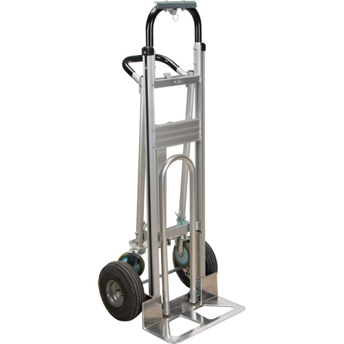 3-in-1 Convertible Hand Truck, Aluminum, 600 lbs. Capacity Ottawa Fastener Supply