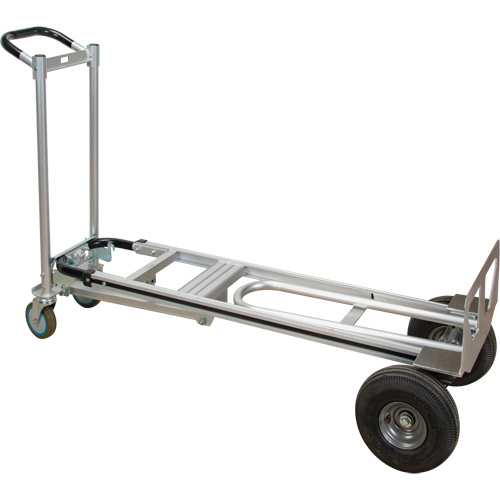 3-in-1 Convertible Hand Truck, Aluminum, 600 lbs. Capacity Ottawa Fastener Supply