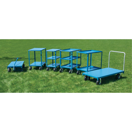 Outdoor Shelf Cart, 2 Tiers, 18" W x 39" H x 33" D, 1200 lbs. Capacity Ottawa Fastener Supply