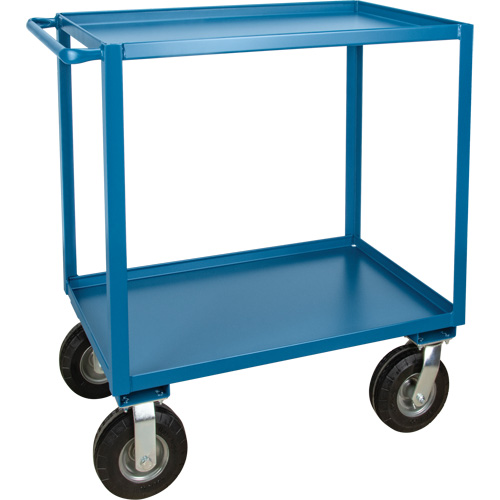 Outdoor Shelf Cart, 2 Tiers, 18" W x 39" H x 33" D, 1200 lbs. Capacity Ottawa Fastener Supply