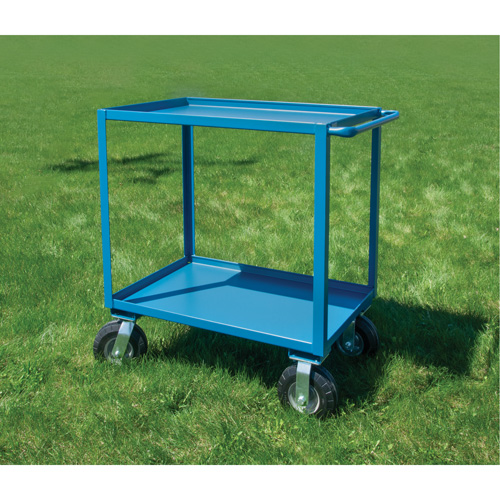 Outdoor Shelf Cart, 2 Tiers, 18" W x 39" H x 33" D, 1200 lbs. Capacity Ottawa Fastener Supply