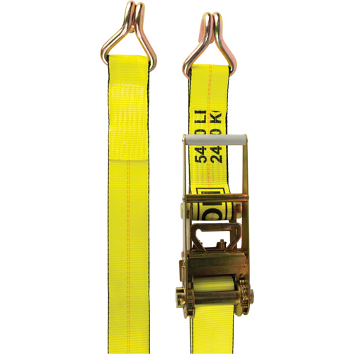 Winch Strap, J-Hook, 3" W x 30' L, 5400 lbs. (2449 kg) Working Load Limit Ottawa Fastener Supply