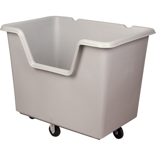 Starcart Easy-Access Box Truck, Polyethylene, 46" L x 31" W x 49" H, 24 cu. ft. Volume, 900 lbs. Capacity Ottawa Fastener Supply