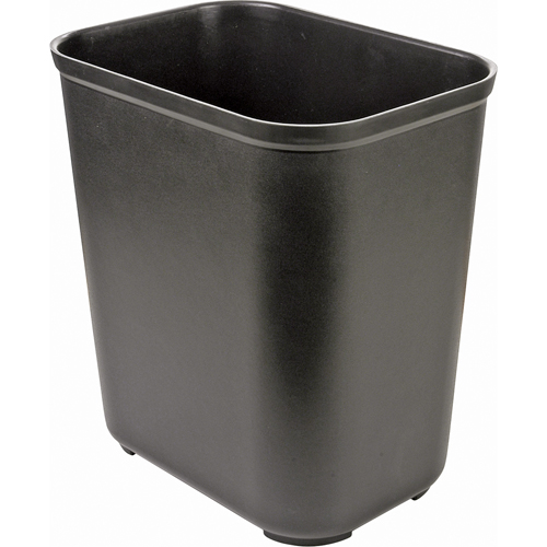 Fire Resistant Wastebasket, 28 Quarts, Fiberglass Ottawa Fastener Supply