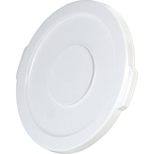 Round Brute&reg; Tops, Flat Lid, Plastic/Polyethylene, Fits Container Size: 15-5/8" Dia. Ottawa Fastener Supply