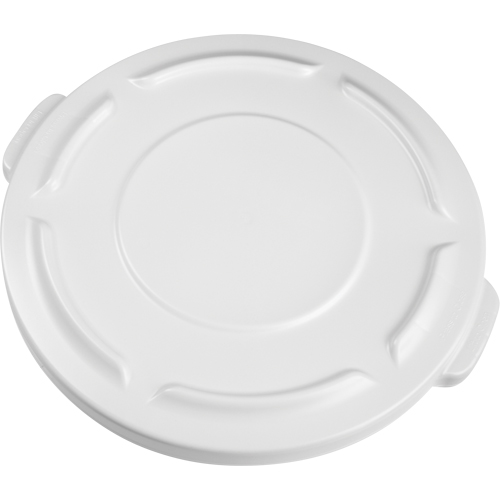Round Brute&reg; Tops, Flat Lid, Plastic/Polyethylene, Fits Container Size: 19-7/8" Dia. Ottawa Fastener Supply