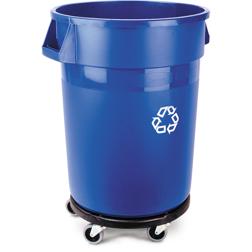 Brute&reg; Collection Recycling Container, Bulk, Plastic, 32 US gal. Ottawa Fastener Supply