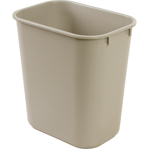 Soft Wastebasket, 28 qt., Plastic Ottawa Fastener Supply