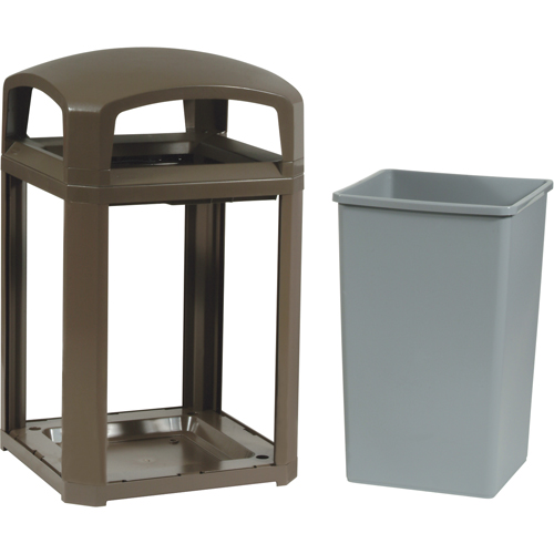 Cadre pour contenant Landmark Series Classique a/enveloppe rigide, Acier galvanis&eacute;, 35 gal. US Ottawa Fastener Supply