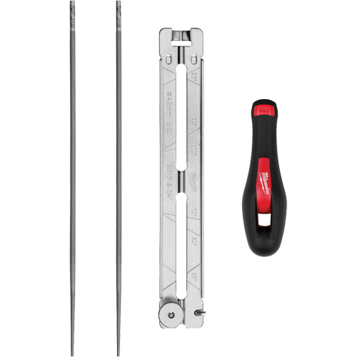 Ensemble pour affûtage de chaîne de scie de 5/32” de 4 morceaux Ottawa Fastener Supply