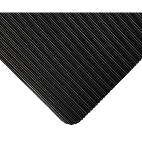 Standard Mat No.381, Ergonomic, 3' x 105' x 1/8", Black Ottawa Fastener Supply