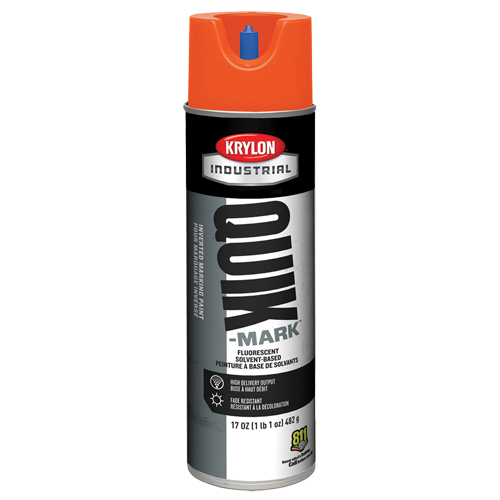 Industrial Quik-Mark Solvent-Based Inverted Marking Paint, 17 oz., Aerosol Can Ottawa Fastener Supply