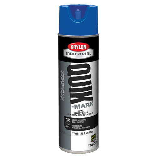 Industrial Quik-Mark Solvent-Based Inverted Marking Paint, 17 oz., Aerosol Can Ottawa Fastener Supply