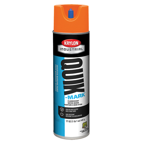 Peinture de marquage industrielle invers&eacute;e &agrave; base d'eau Quik-Mark, 17 oz, Canette a&eacute;rosol Ottawa Fastener Supply