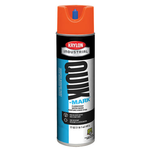 Industrial Quik-Mark Water-Based Inverted Marking Paint, 17 oz., Aerosol Can Ottawa Fastener Supply