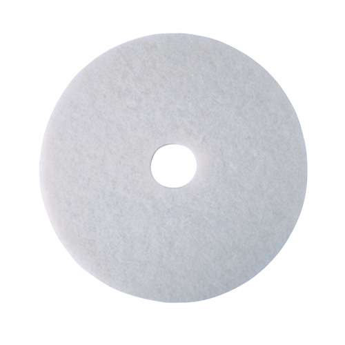 Floor Pad, 17", Polish, White Ottawa Fastener Supply