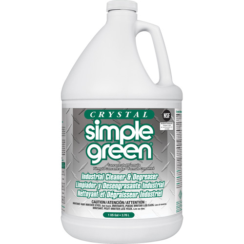 Nettoyant et d&eacute;graissant industriel Crystal Simple Green , 1 gal., Cruche Ottawa Fastener Supply