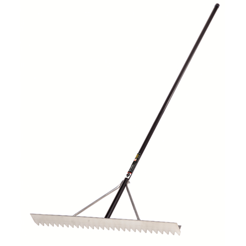 Pro Asphalt Rake, 36" W, Aluminum Blade, 28 Tines Ottawa Fastener Supply