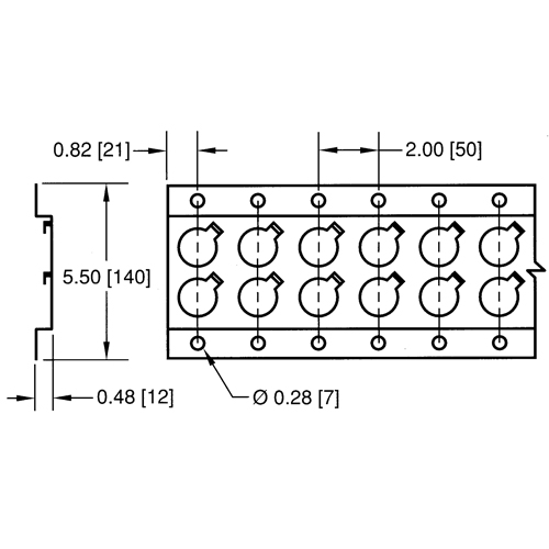 Rails logistiques-Rail horizontal de s&eacute;rie E Ottawa Fastener Supply