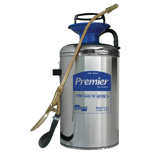 Vaporisateur professionnel s&eacute;rie premi&egrave;re qualit&eacute;, 2 gal. (7,6 L), Acier inoxydable, Lance de 12" Ottawa Fastener Supply