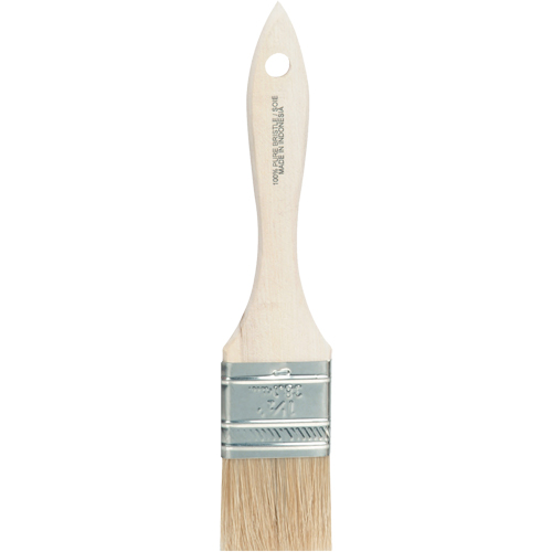 Chip Paint Brush, White China, Wood Handle, 1-1/2" Width Ottawa Fastener Supply