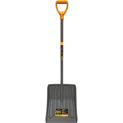 Pro Snow Shovel, Polypropylene Blade, 13-7/8" Wide, D-Grip Handle Ottawa Fastener Supply