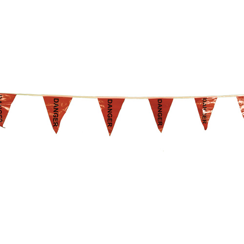 Pennants, 60' L, Red Ottawa Fastener Supply