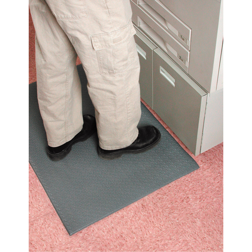 Tapis Comfort-King, Rugueux, 6' x 60' x 3/8", Gris, &eacute;ponge Ottawa Fastener Supply