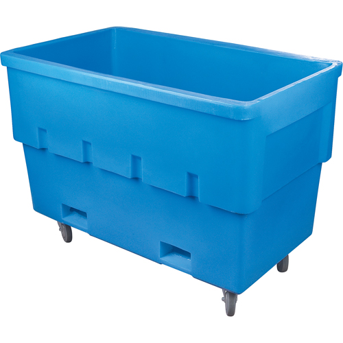 Double Walled Box Trucks, Polyethylene, 53" L x 28-1/4" W x 37" H, 22 cu. ft. Volume, 500 lbs. Capacity Ottawa Fastener Supply