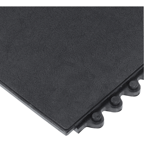 24/Seven&reg; Matting, Rubber, 3' W x 3' L, 5/8" Thick, Black Ottawa Fastener Supply
