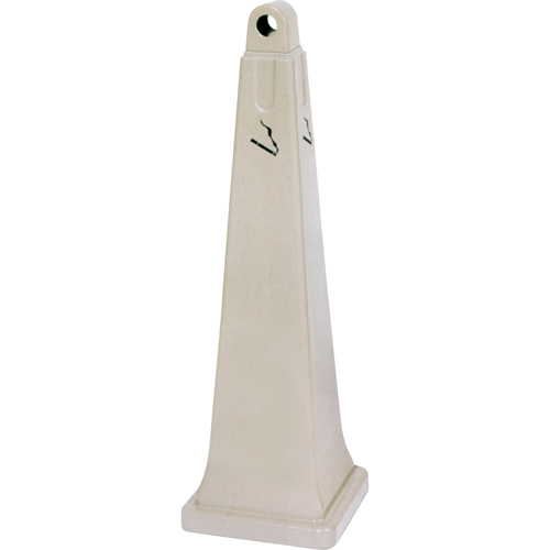 Groundskeeper Cigarette Waste Collectors, Free-Standing, Plastic, 1 US gal. Capacity, 39-3/4" Height Ottawa Fastener Supply