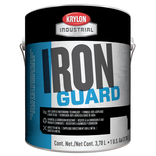 Industrial Iron Guard&reg; Water-Based Enamel, Gallon, Black Ottawa Fastener Supply