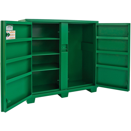 Utility Cabinet, Steel, Green Ottawa Fastener Supply