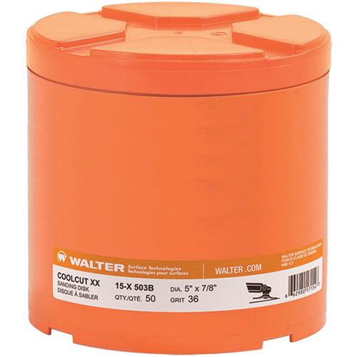 Disque de sablage Coolcut XX, Disque &agrave; sabler Coolcut XX, Oxyde d'aluminium/C&eacute;ramique, 60, 5" Dia x 7/8" Arbre Ottawa Fastener Supply
