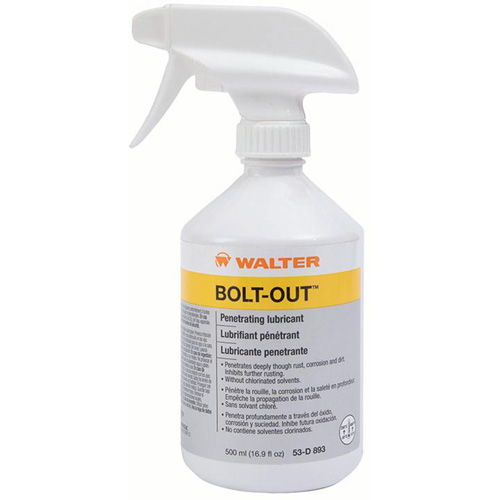 Empty Refillable Trigger Sprayer for BOLT-OUT, Round, 500 ml, Plastic Ottawa Fastener Supply