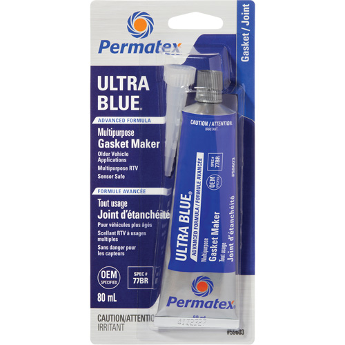 Ultra Blue&reg; Gasket Maker, 80 ml, Tube, Blue Ottawa Fastener Supply