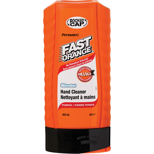 Hand Cleaner, Pumice, 443 ml, Bottle, Orange Ottawa Fastener Supply