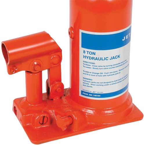 JHJ-8 Crics &agrave; bouteille pour usage tr&egrave;s intensif, 8 tonne(s), 15-3/8" Hauteur &eacute;lev&eacute;e Ottawa Fastener Supply