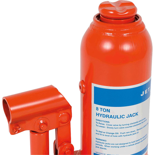 JHJ-8 Crics &agrave; bouteille pour usage tr&egrave;s intensif, 8 tonne(s), 15-3/8" Hauteur &eacute;lev&eacute;e Ottawa Fastener Supply